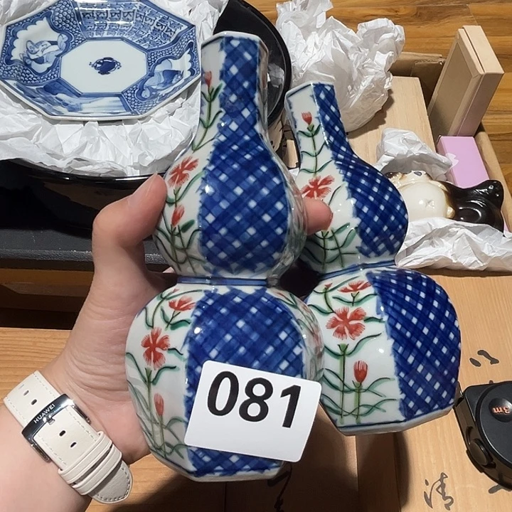 瓷片呀工艺品摆件瓷器摆件正能量