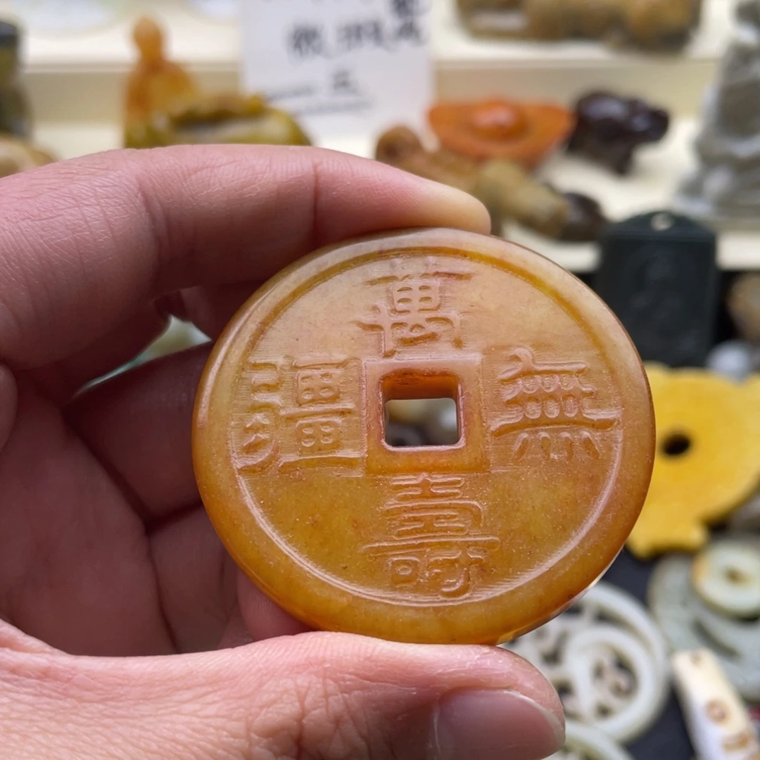 未镶嵌蛇纹石玉颈饰