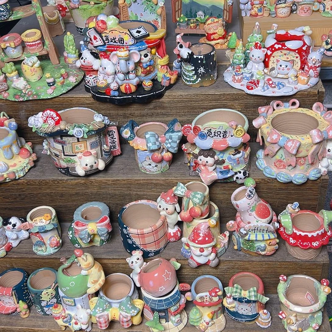 R****老梧家的手工多肉花盆