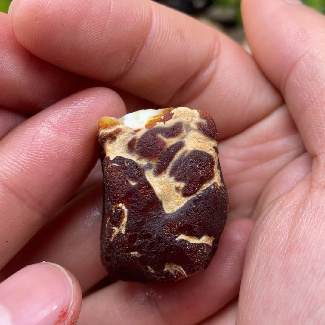 定制琥珀未镶嵌18➕左右珠子