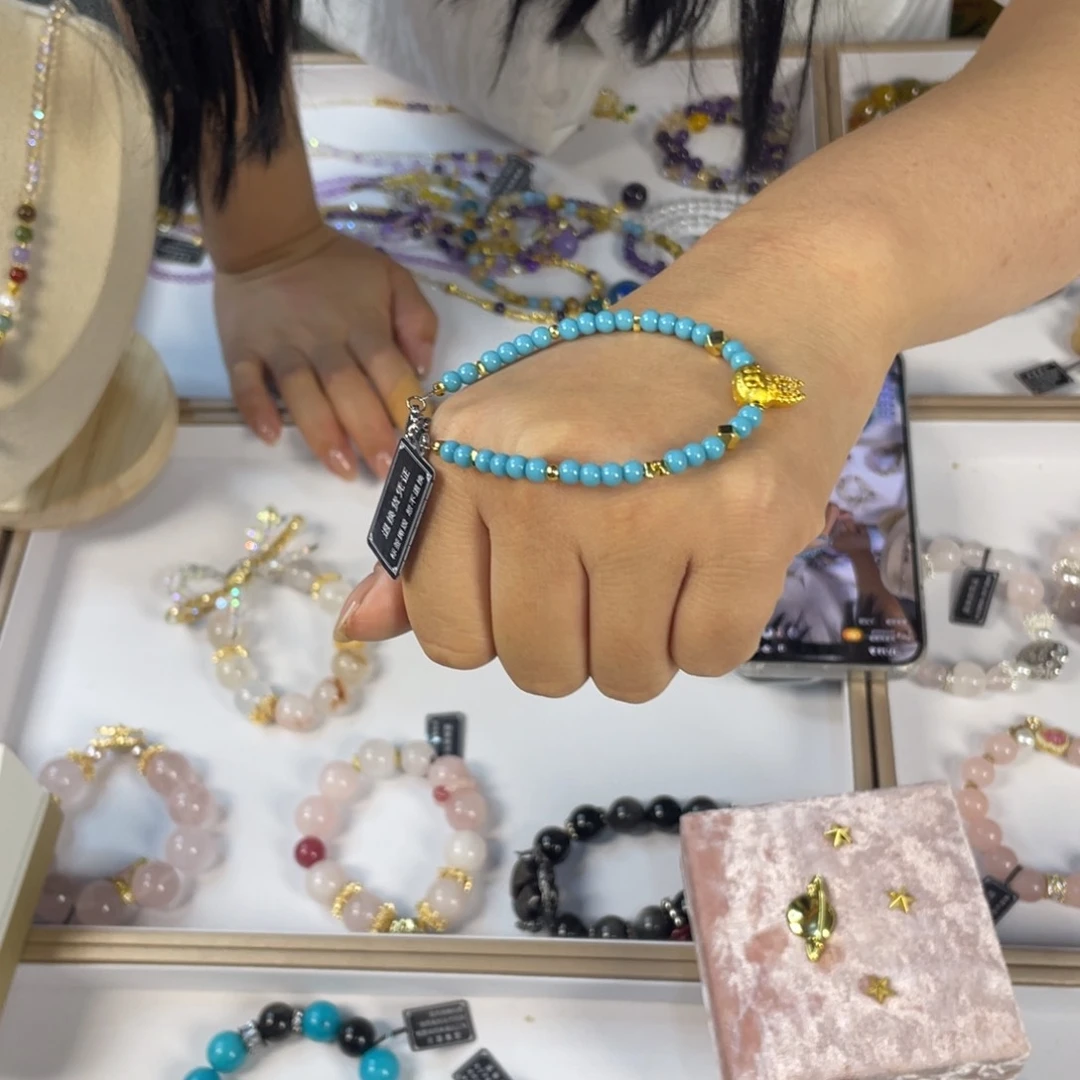 水晶手链银S925镶嵌