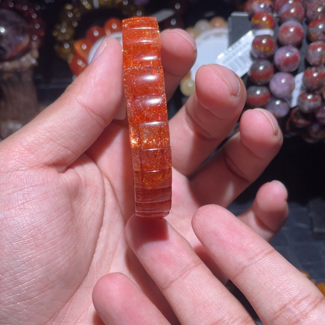 未镶嵌手镯日光石金太阳手牌