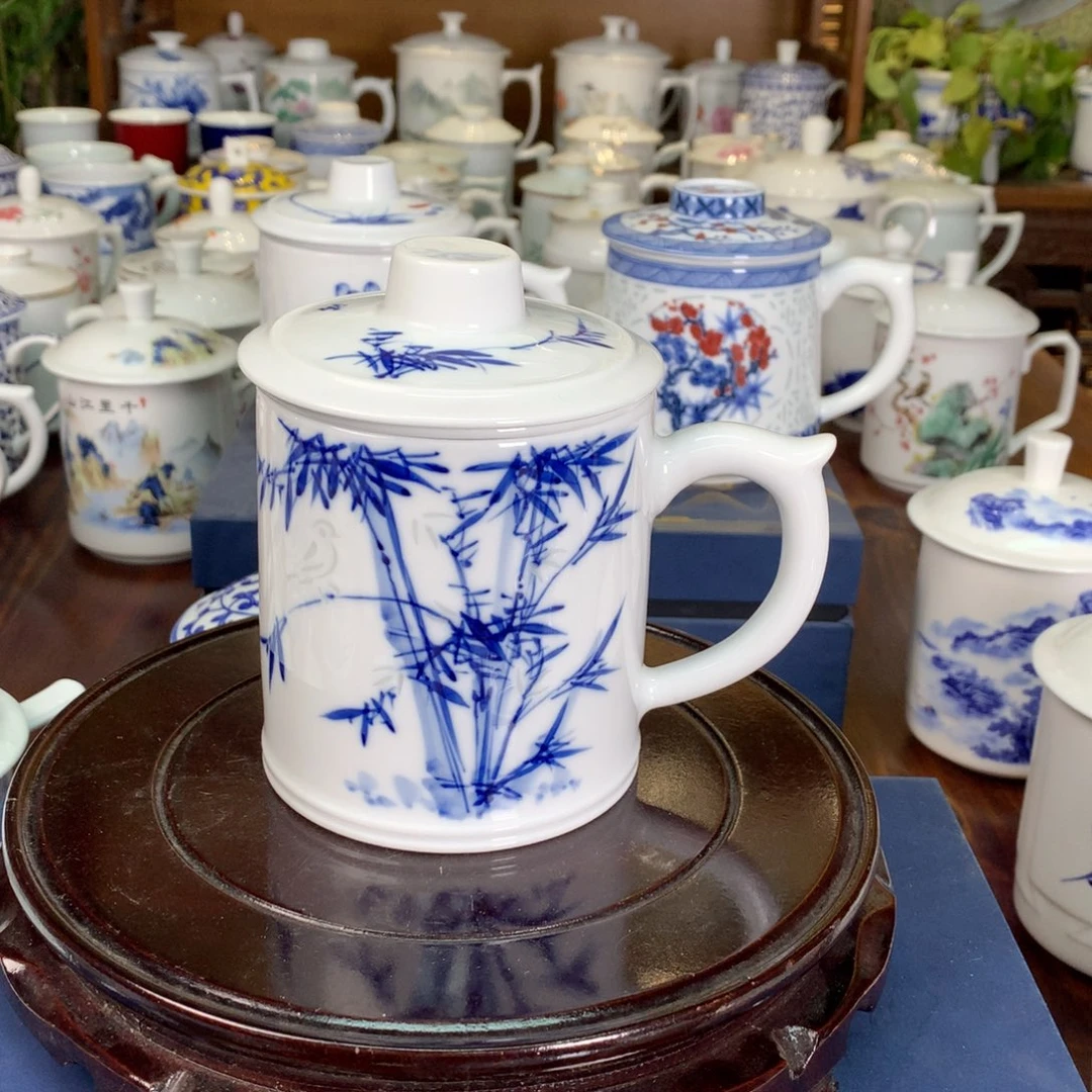 冰*景德镇陶瓷高温陶瓷办公杯