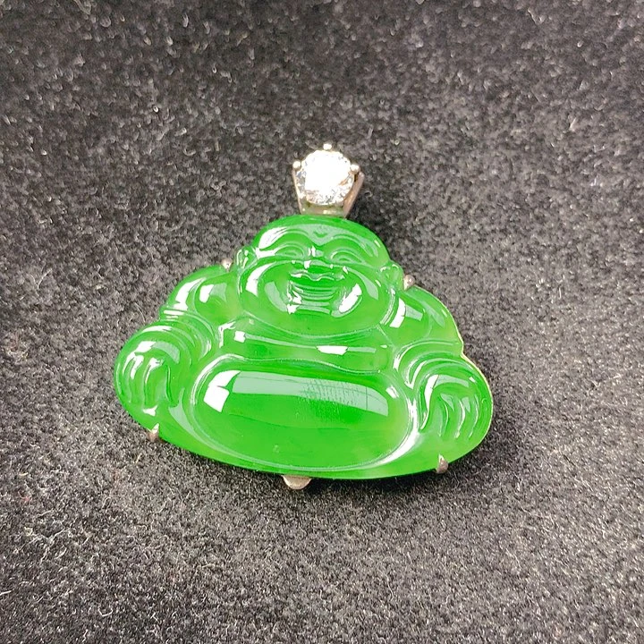 【闪购商品】翡翠银S925镶嵌颈饰翡翠
