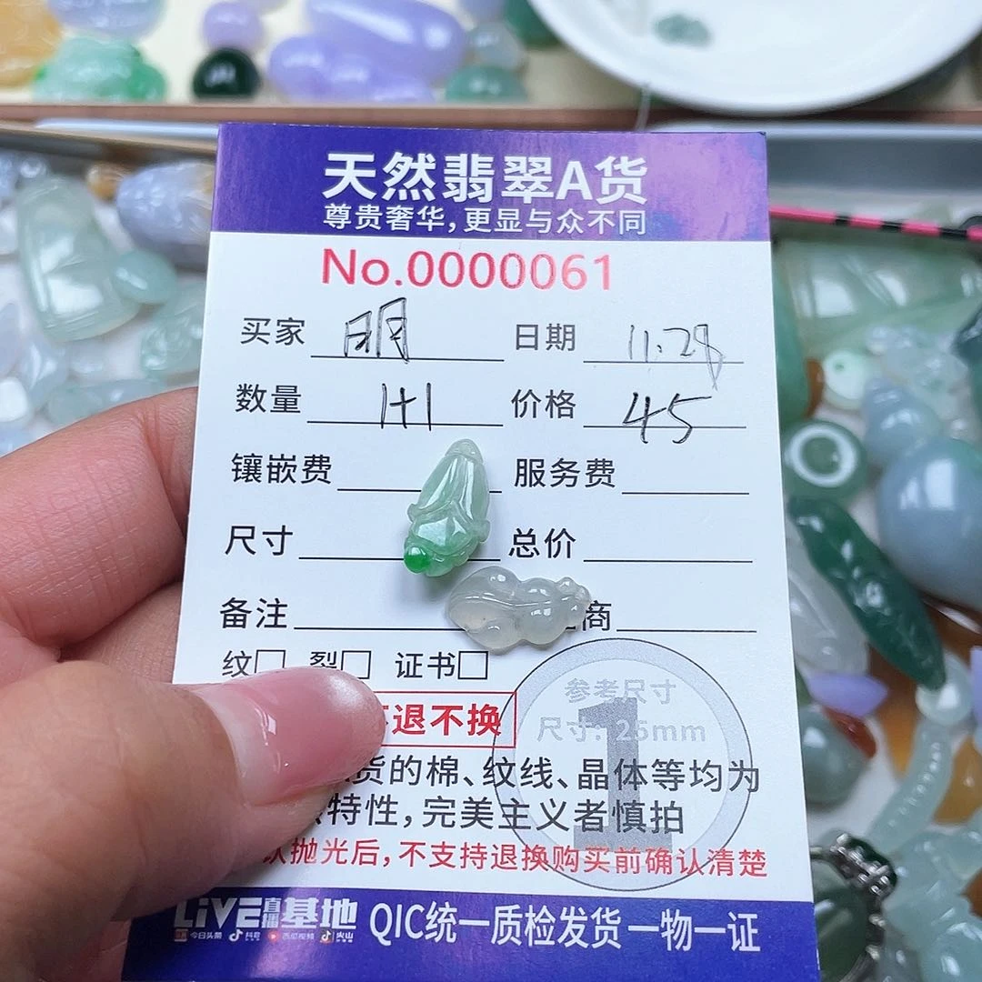 颈饰未镶嵌翡翠明***好