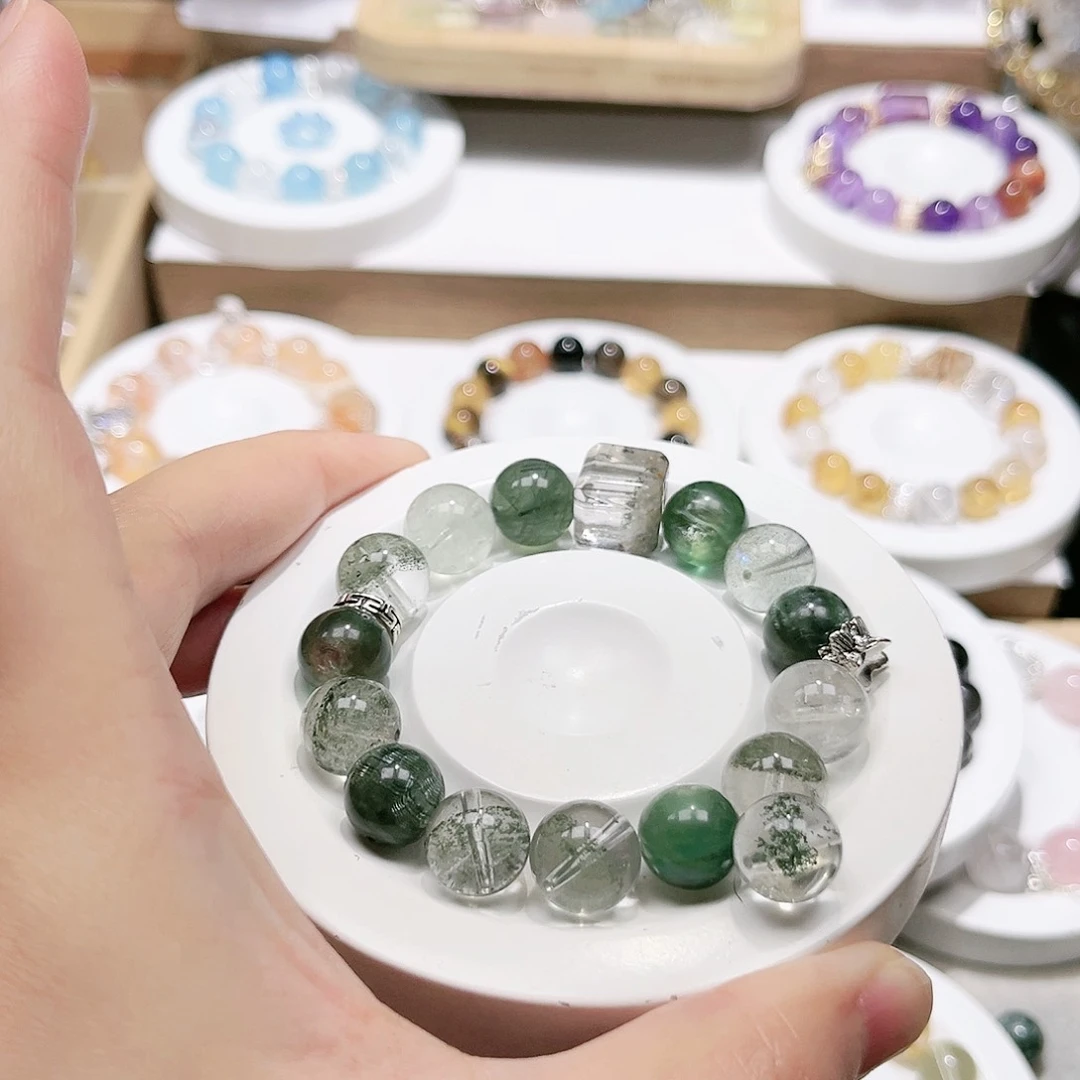 水晶手链未镶嵌天然水晶