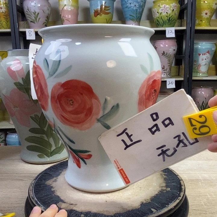 景德镇高温陶瓷花盆