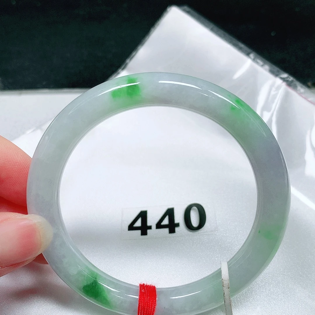 翡翠未镶嵌手镯（圆镯）75 号翡翠手镯