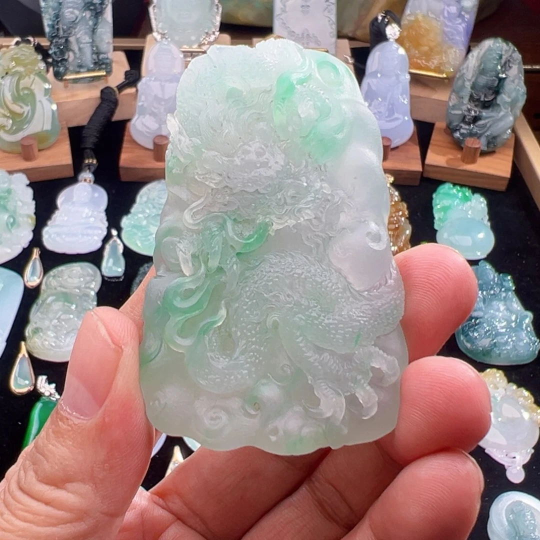 定制翡翠未镶嵌?*?天然缅甸翡翠吊坠