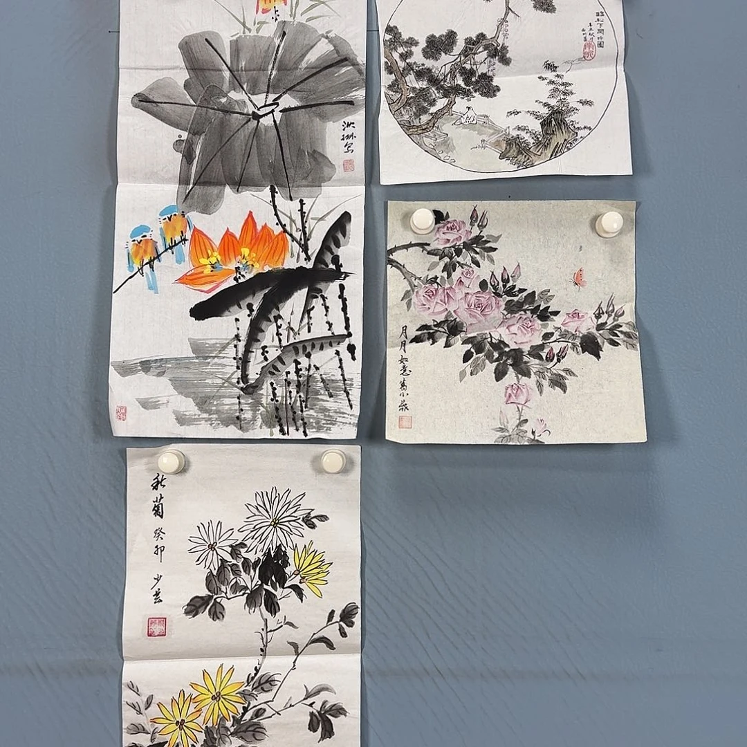 国画588 牡丹一如您的脸颊美丽