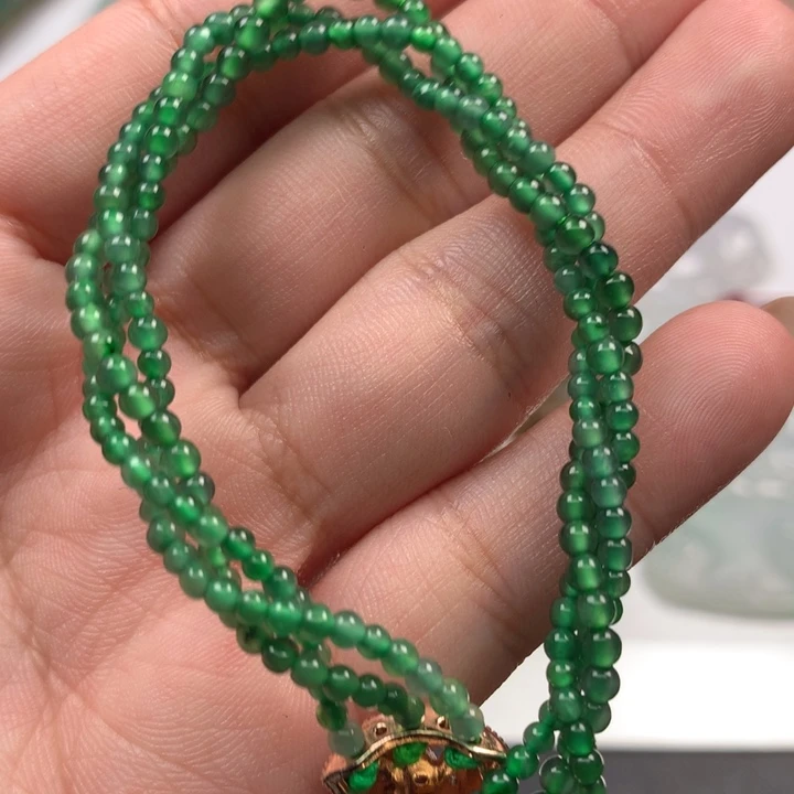 颈饰未镶嵌翡翠翡翠