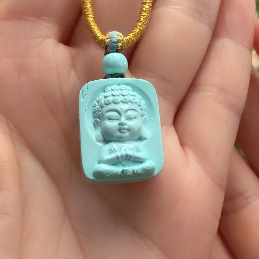 绿松石未镶嵌颈饰