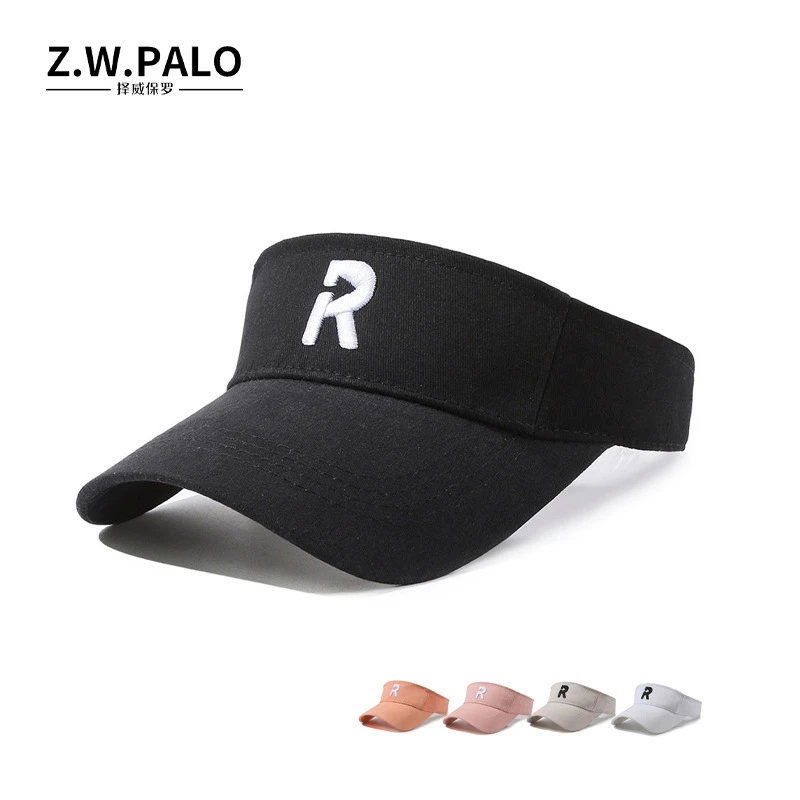 夏季空顶棒球帽女户外防晒遮阳透气弯檐跑步锻炼身体必备网球帽男