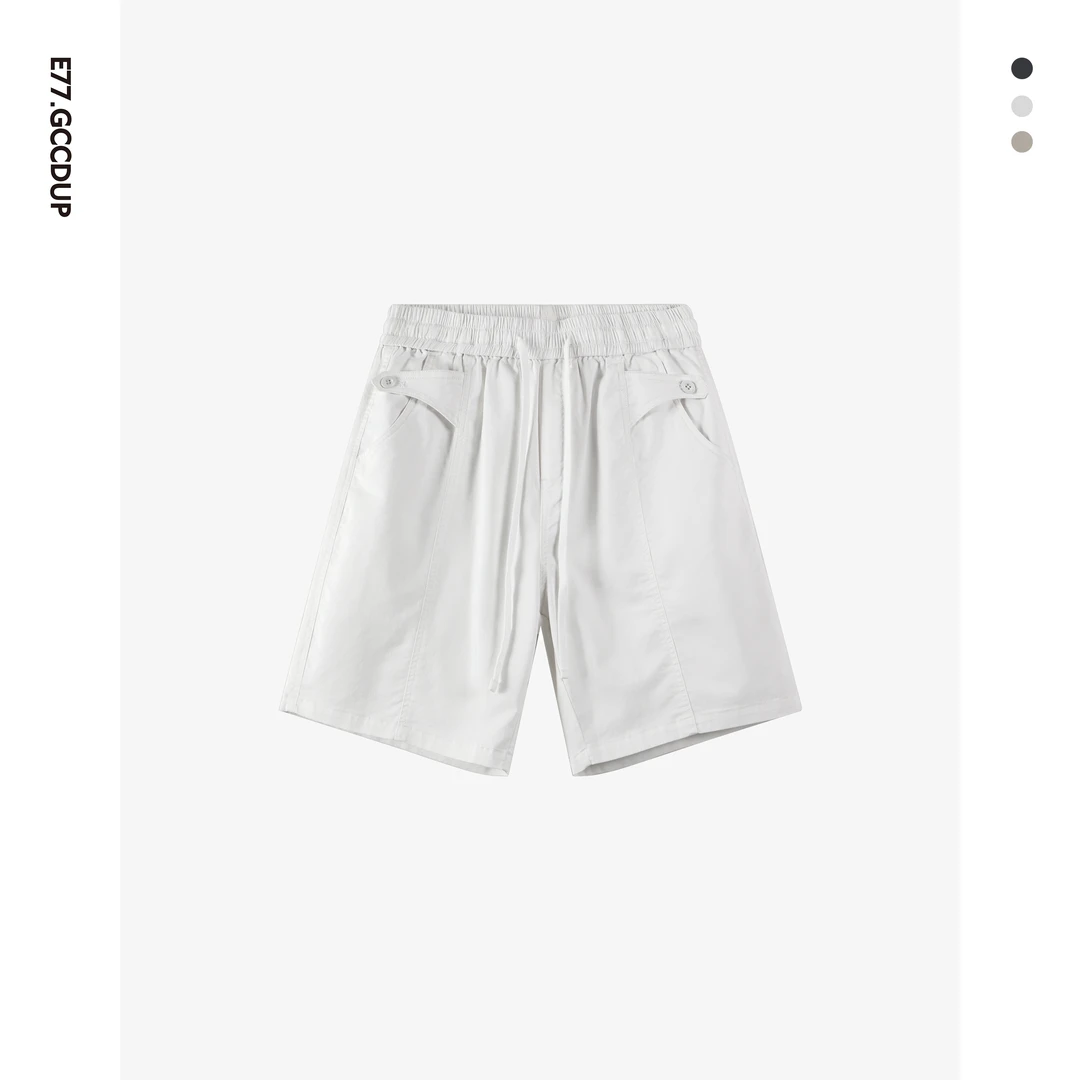 GCCDUPE77夏季百搭透气潮流休闲高级感舒适男装简约时尚短裤6036