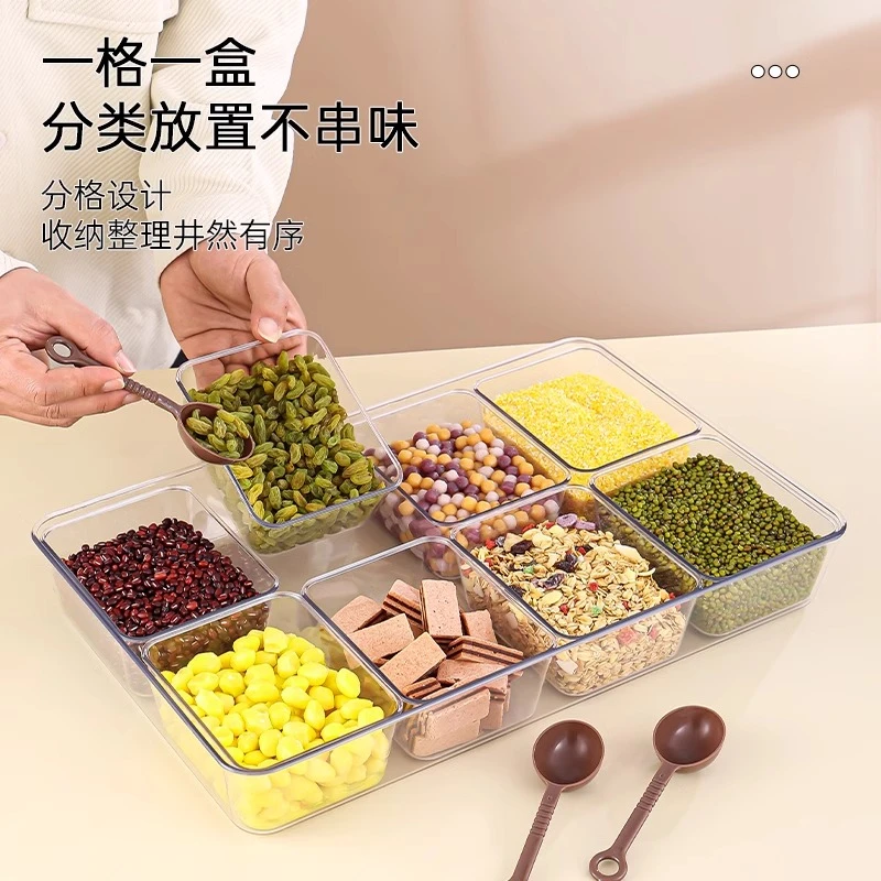 冰粉摆摊工具全套冰粉盒商用装小料配料水果捞专用盒子凉粉收纳盒