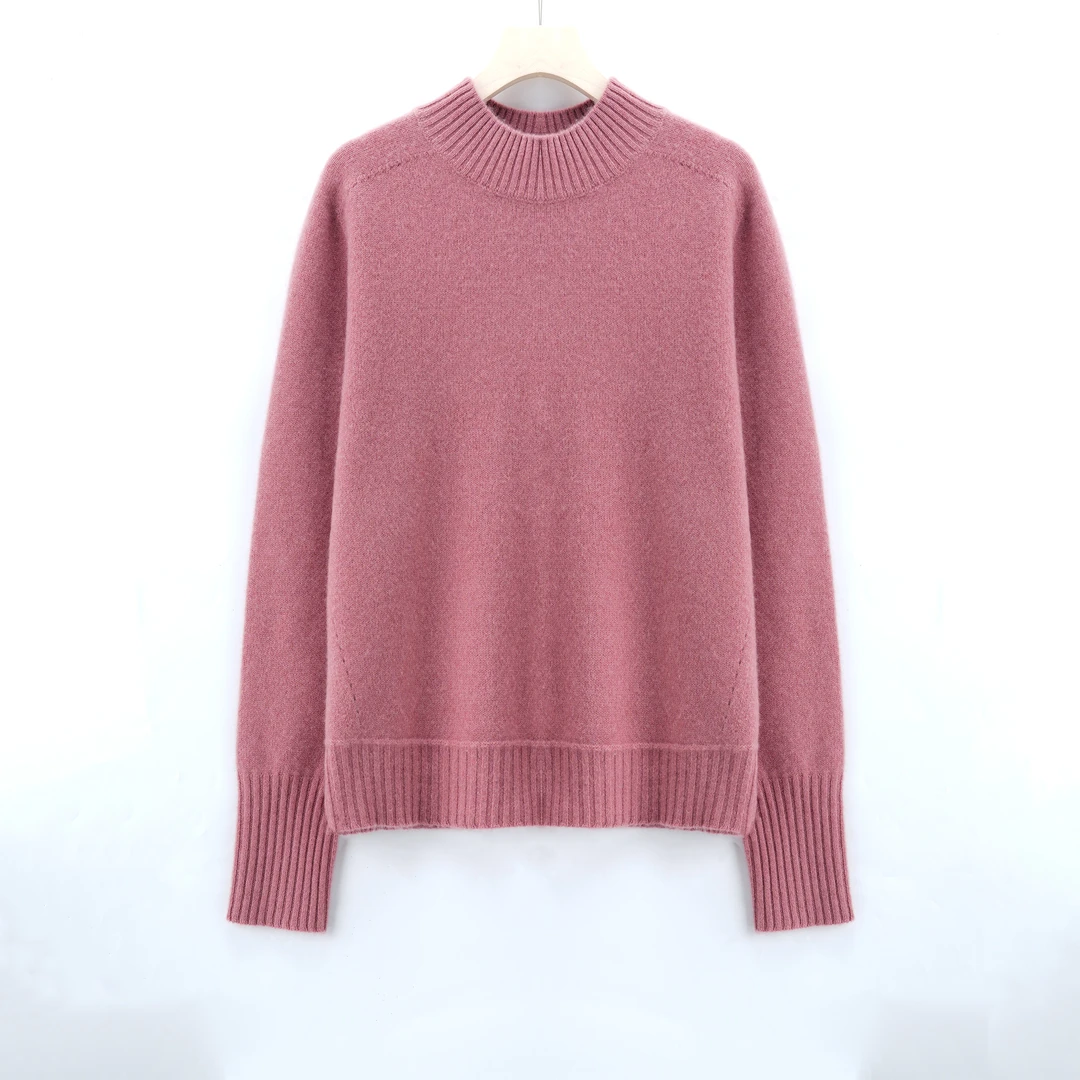 【万能搭升级版】半高领小山羊绒奢享体验！软糯保暖尽显高级感