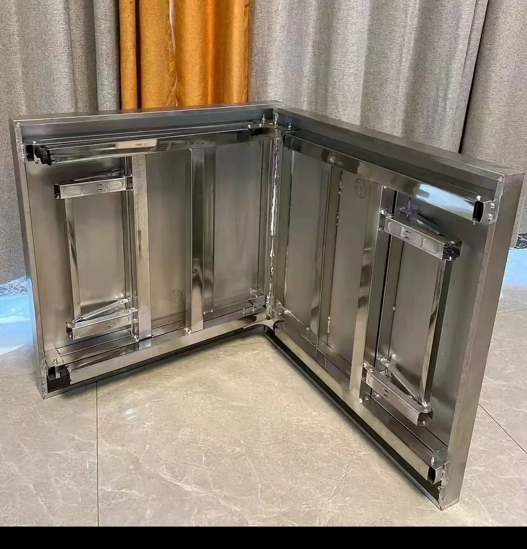 可折叠桌不锈钢折叠桌便携操作台桌工作台厨房不锈钢折叠桌子