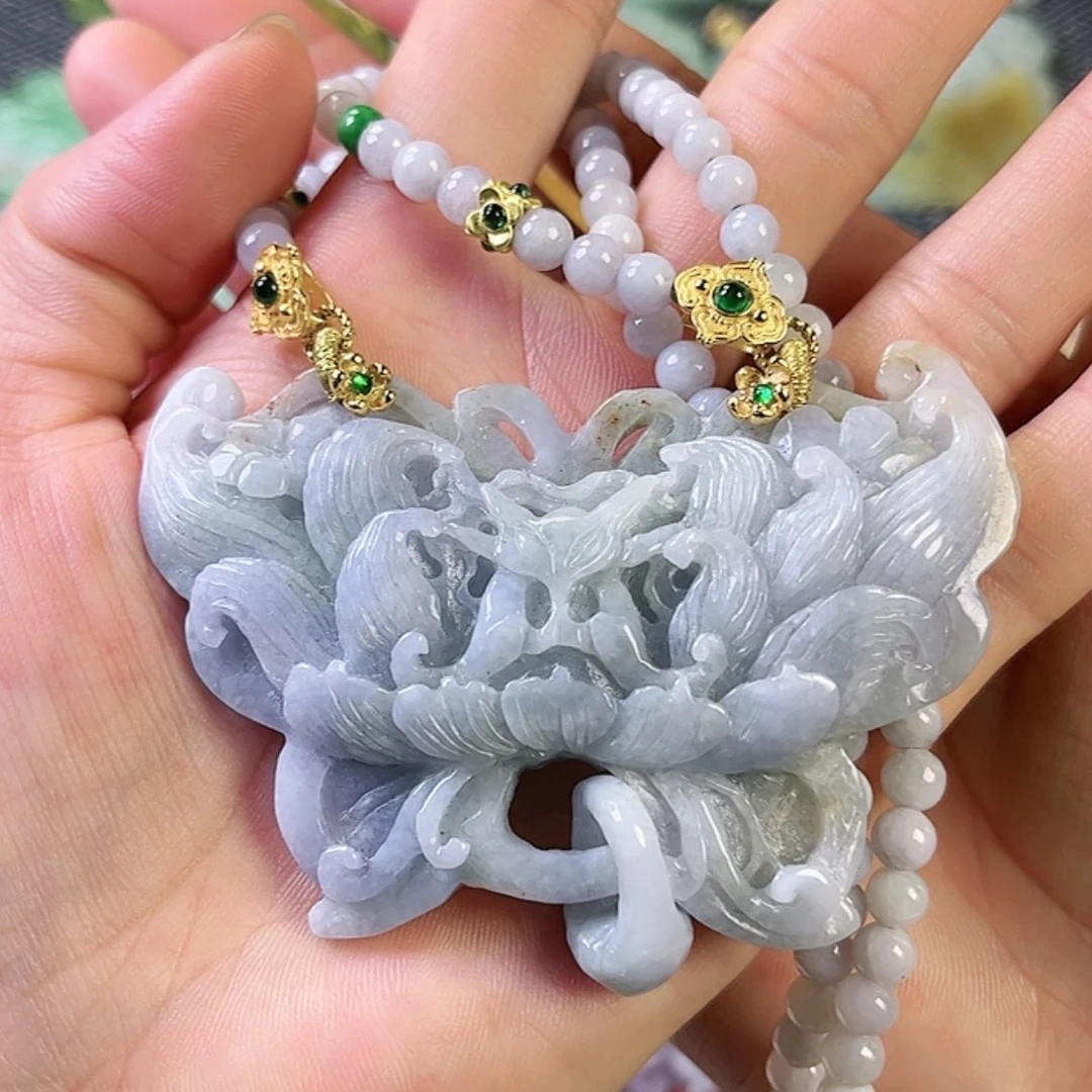 【闪购商品】翡翠颈饰未镶嵌挂件