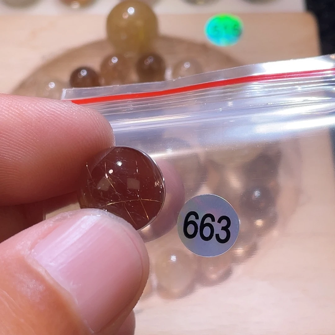 六***陀水晶手链未镶嵌发晶