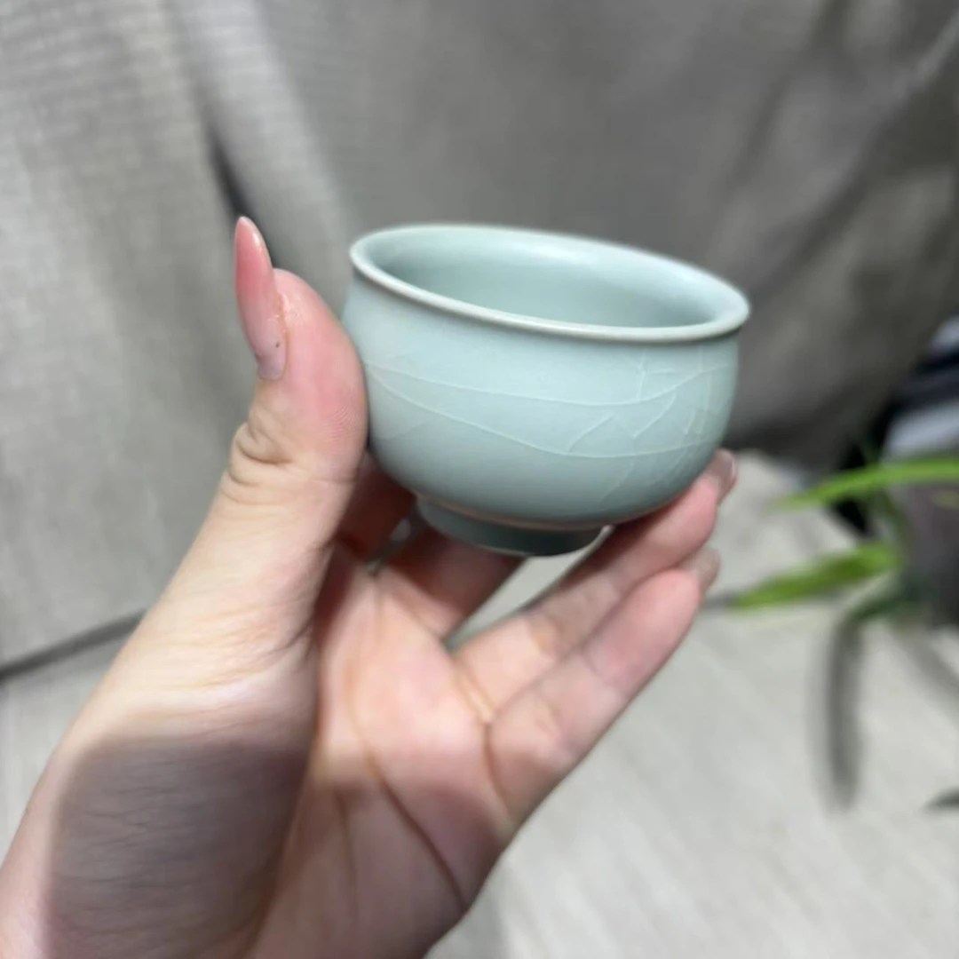 【闪购商品】汝窑风水缸杯j364