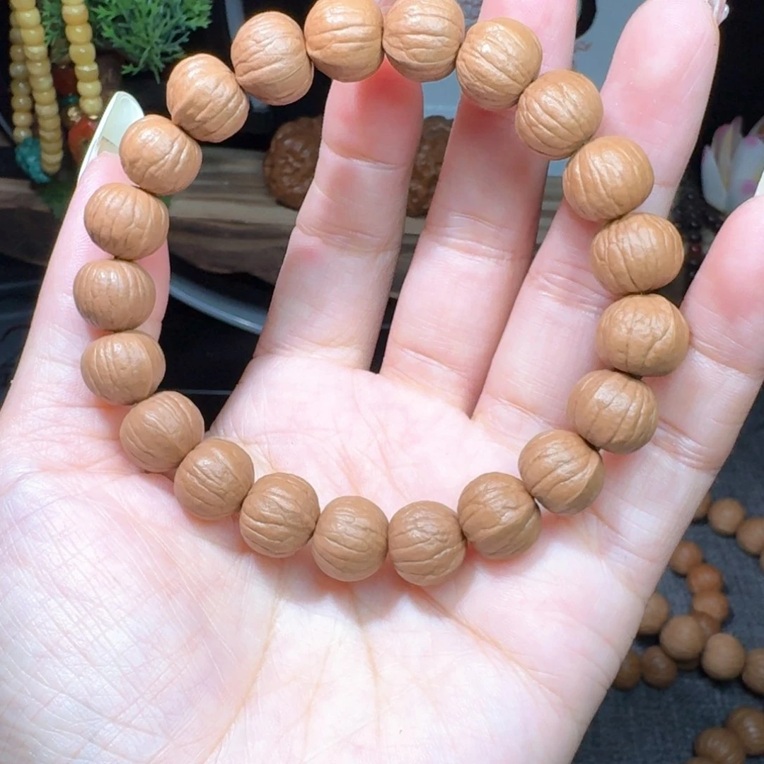 原皮原色原生态南瓜手串 11+