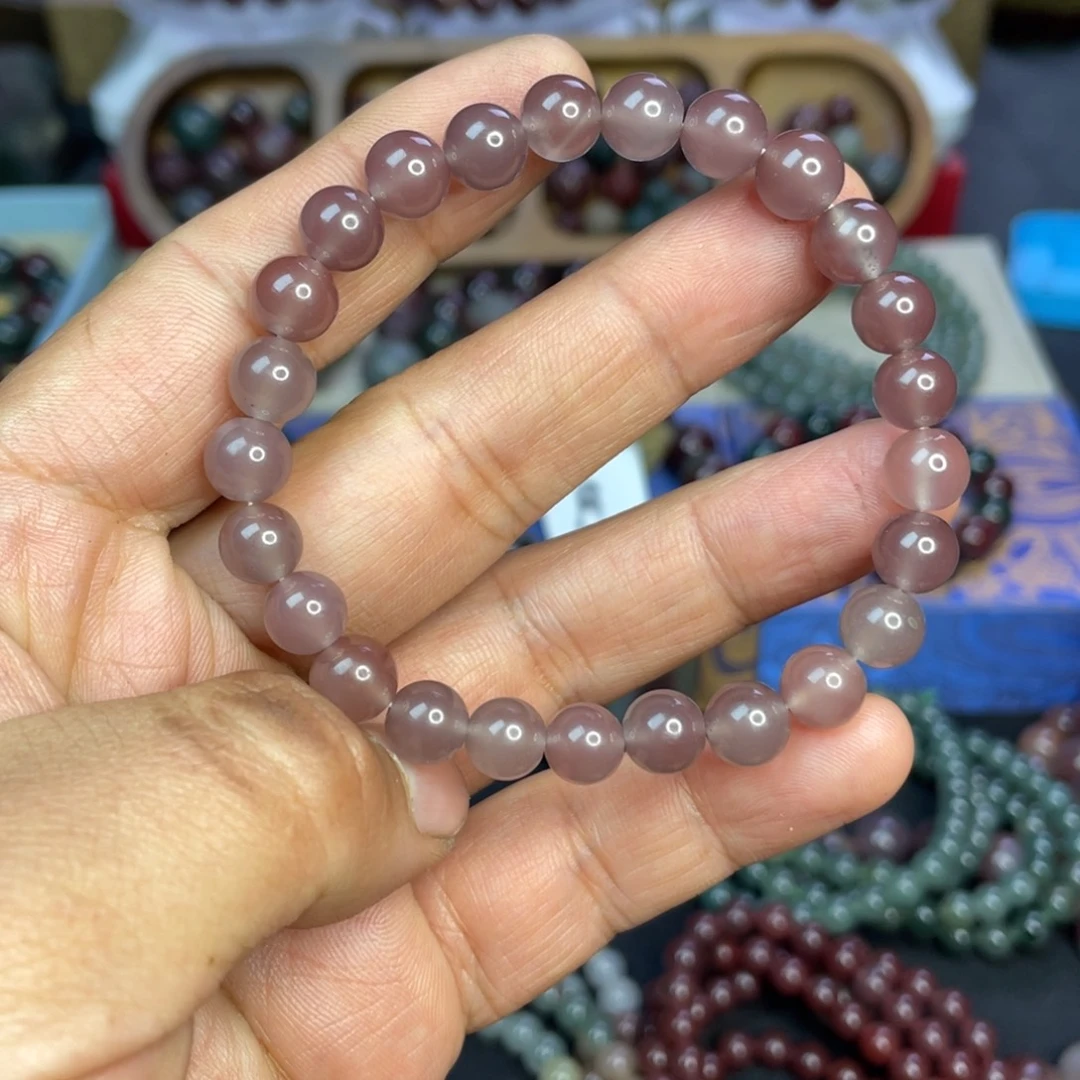 非金属秦紫玉手串