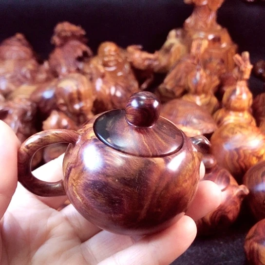 黄花梨/降香黄檀手串/手链用****5小壶