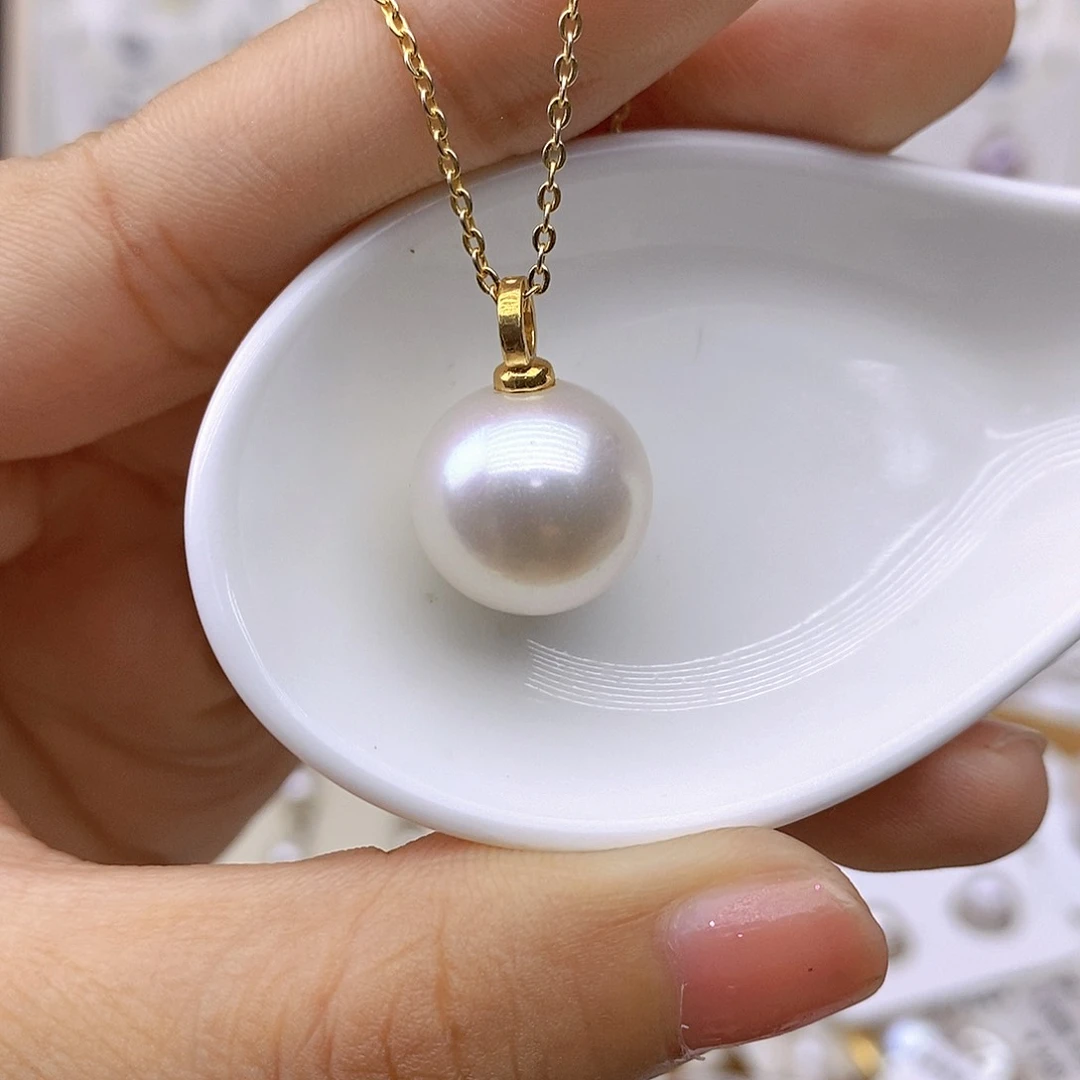 淡水珍珠未镶嵌吊坠(赠链)
