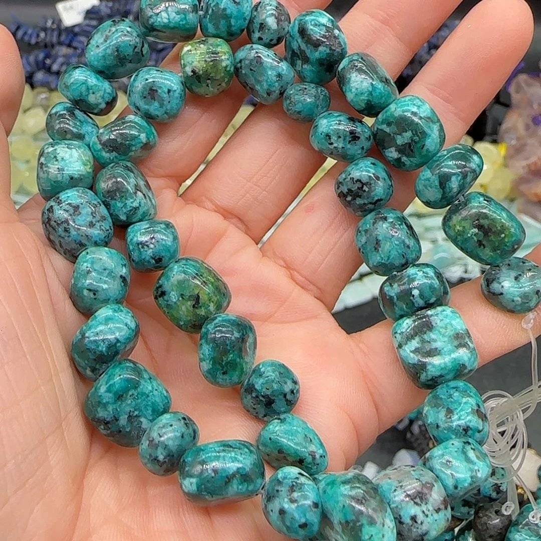 玛瑙/玉髓合金珠宝半成品麻石8-10mm一条