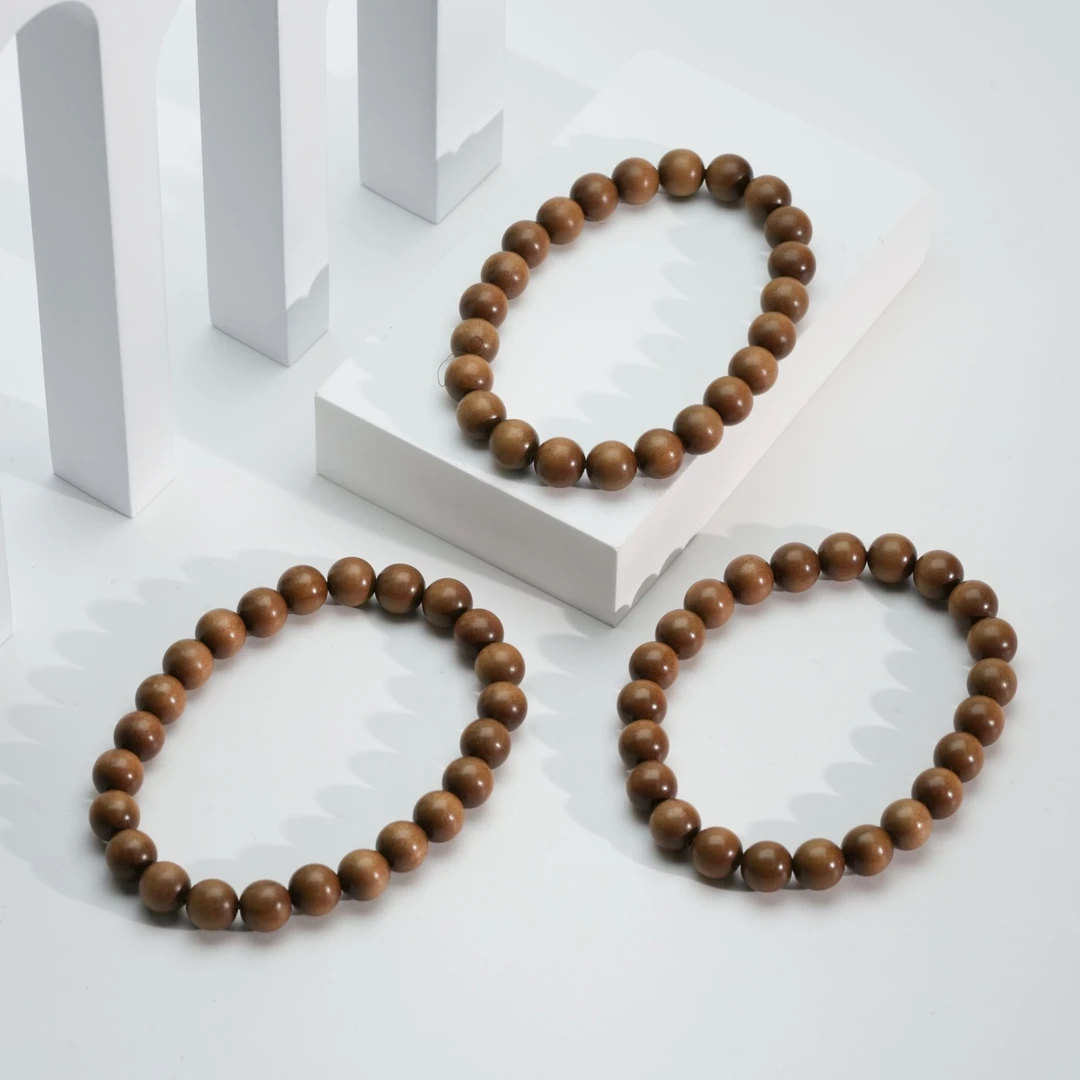 【小北珠宝】老山檀单圈手串约8mm带瓶【多样性发一件】5-WH266X72