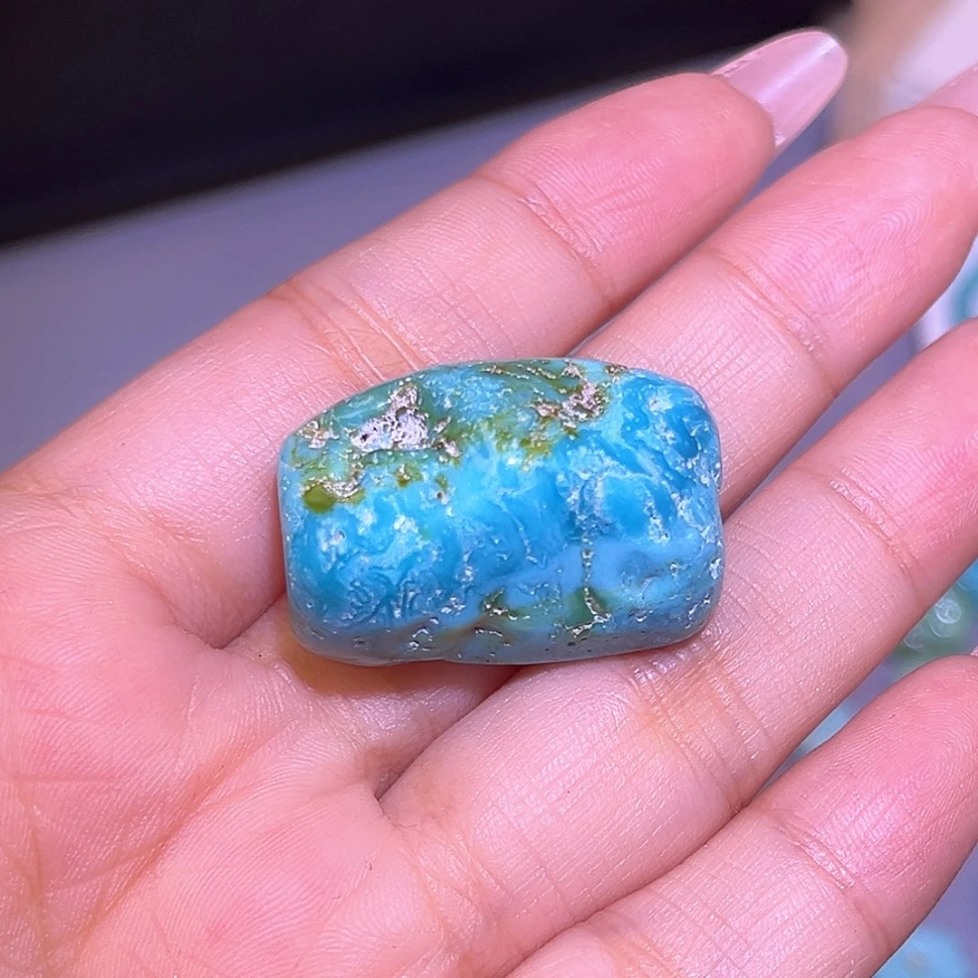 未镶嵌绿松石珠宝半成品