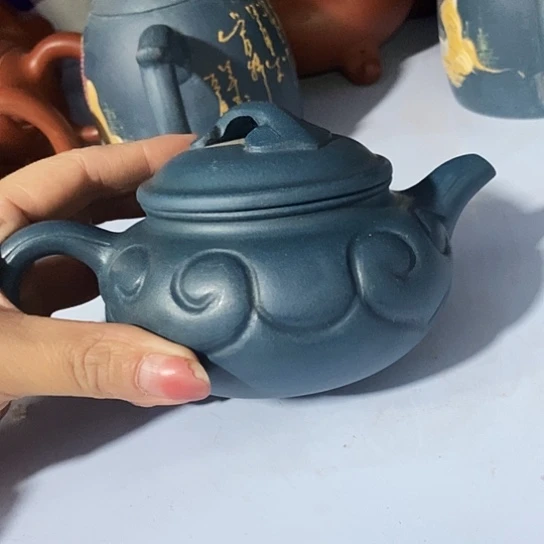 茶壶绿泥宜兴紫砂全手工制作工艺