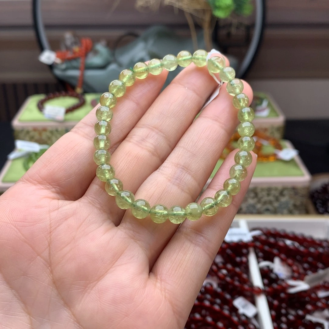 石榴石手串未镶嵌手串6.3