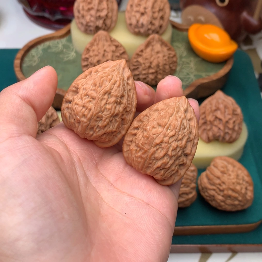 把件文玩核桃一抹红34