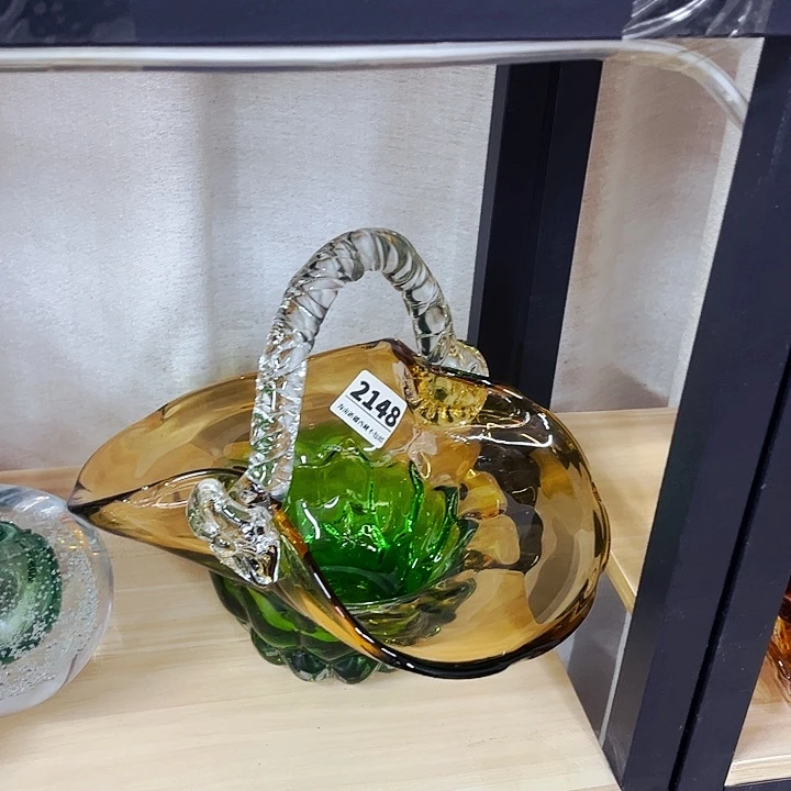 2148 家悦琉璃花瓶摆件