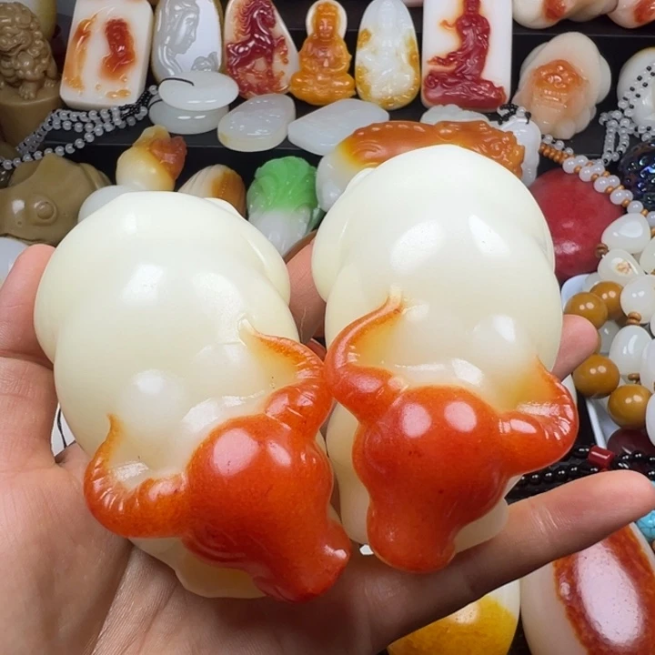 新疆戈壁五彩石金丝