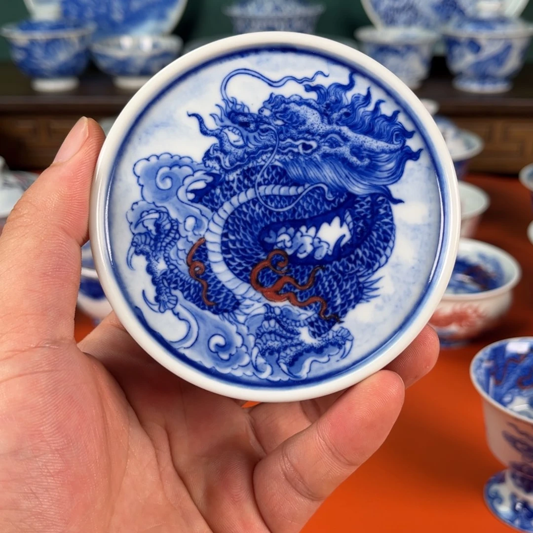 瓷片自成堂景德镇手工手绘