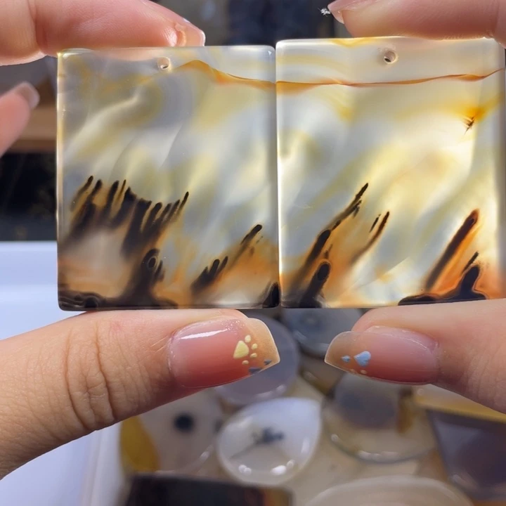 未镶嵌玛瑙象形玛瑙/玉髓