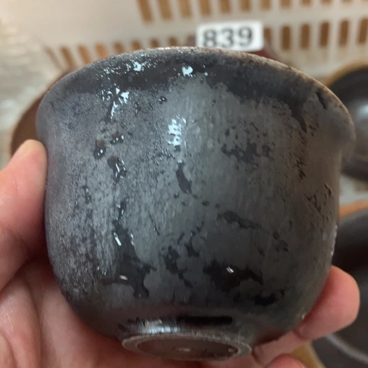 柴烧杯子与宝瓶大放漏