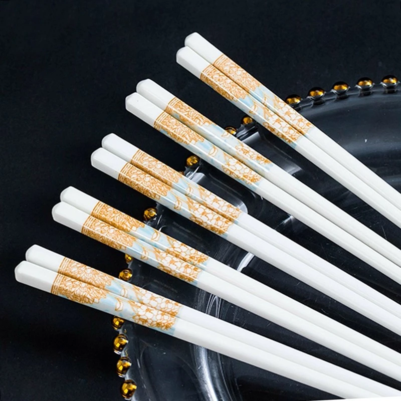 【涛哥专属价】陶瓷筷子防摔防滑防霉耐高温欧式筷子10双
