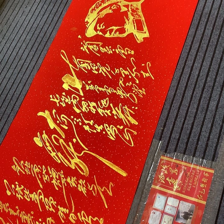 书法冯伟老师红头像雪