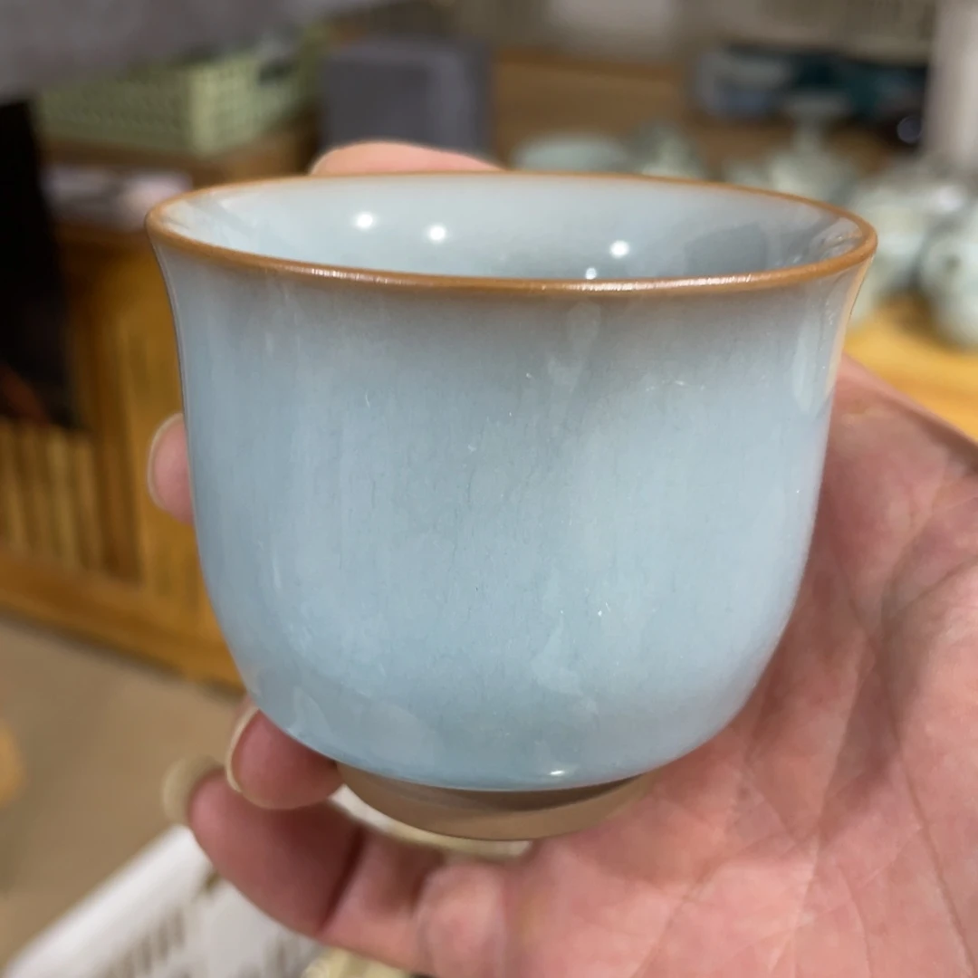 微瑕陶瓷茶壶茶杯家用