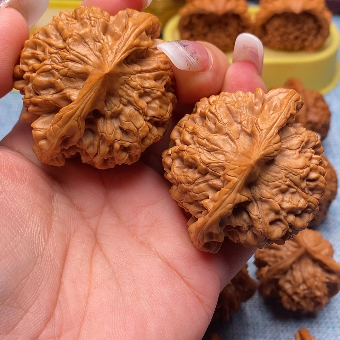 把件文玩核桃毕业官帽52尺全品
