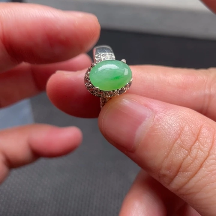 翡翠未镶嵌戒指缅甸天然翡翠