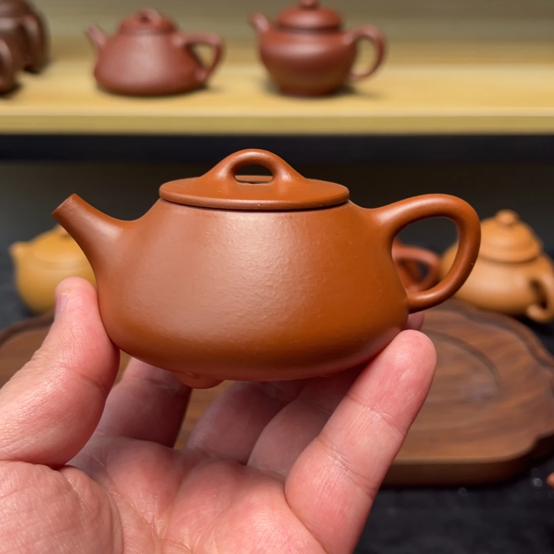 紫砂茶壶120cc朱泥平盖
