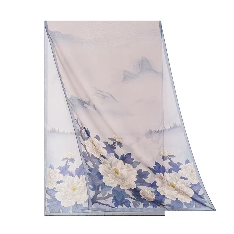 Q33 锦绣芬芳 围巾长巾 180*70左右