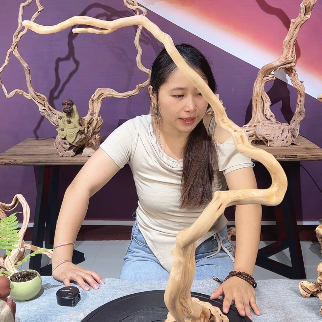 爱***茶天然杜鹃根根艺摆件