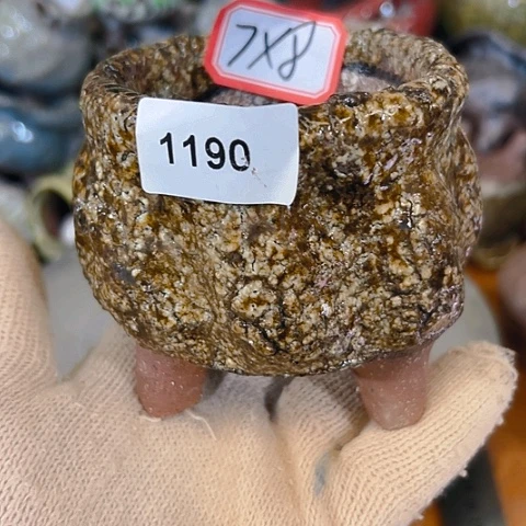 粗陶花盆手工花盆制作