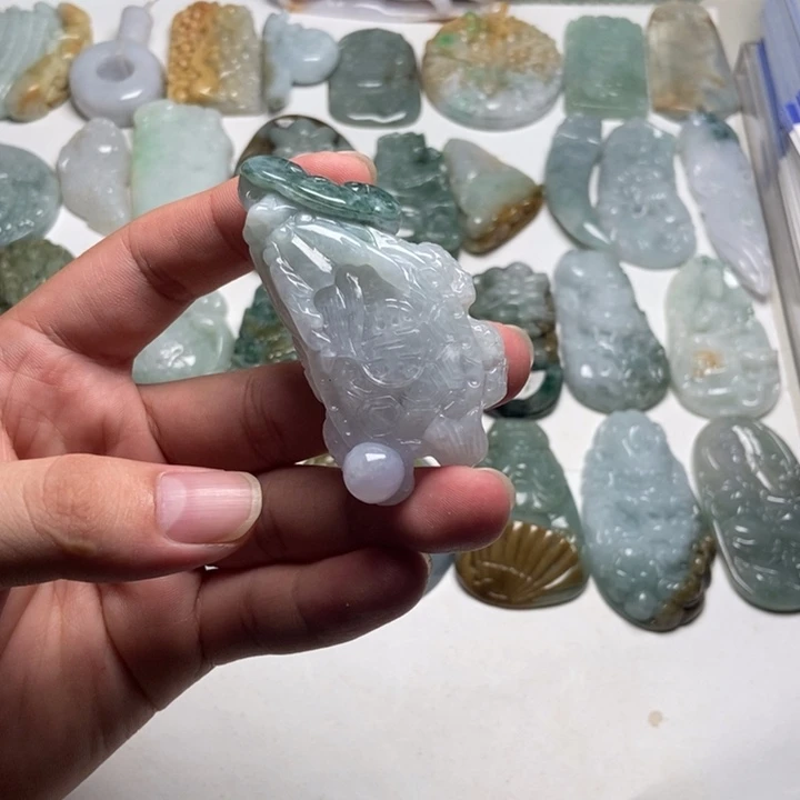 颈饰未镶嵌翡翠龙龟41