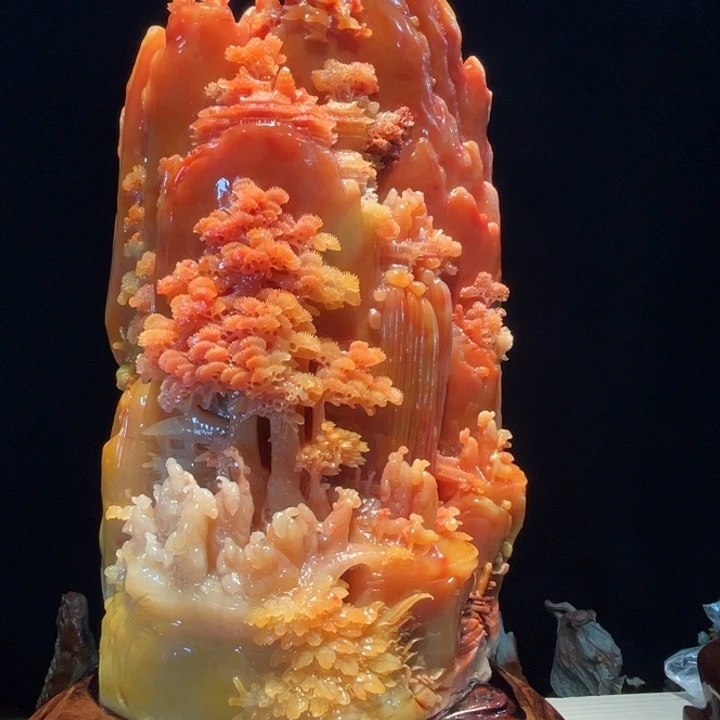 寿山石周****店寿山石摆件